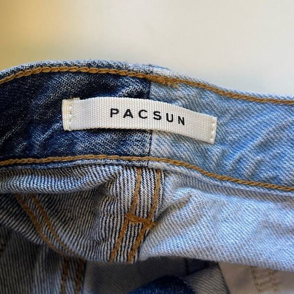 Pacsun • Two Tone High Rise Straight Jeans - Picture 6 of 8